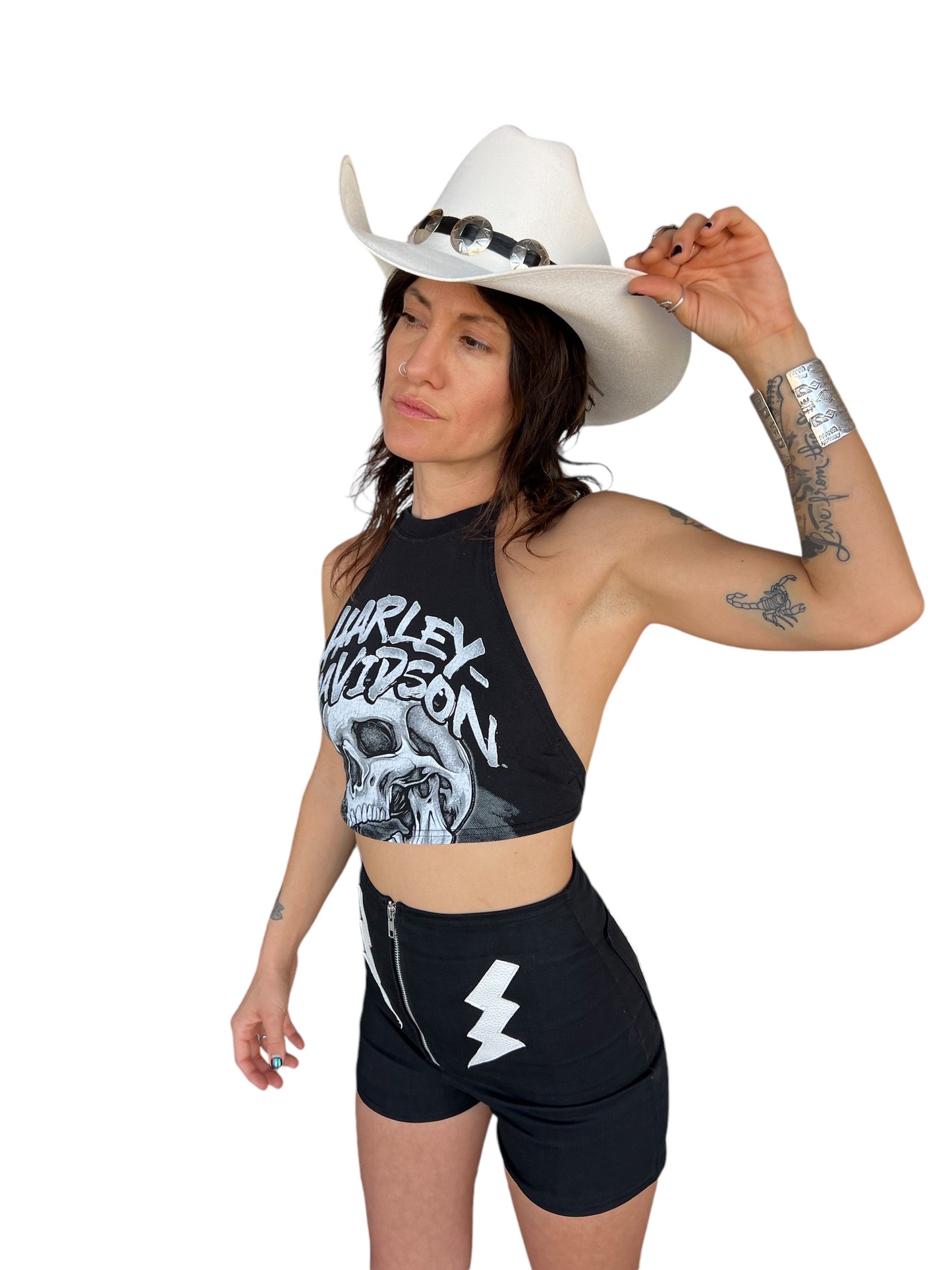 Skull Harley Halter