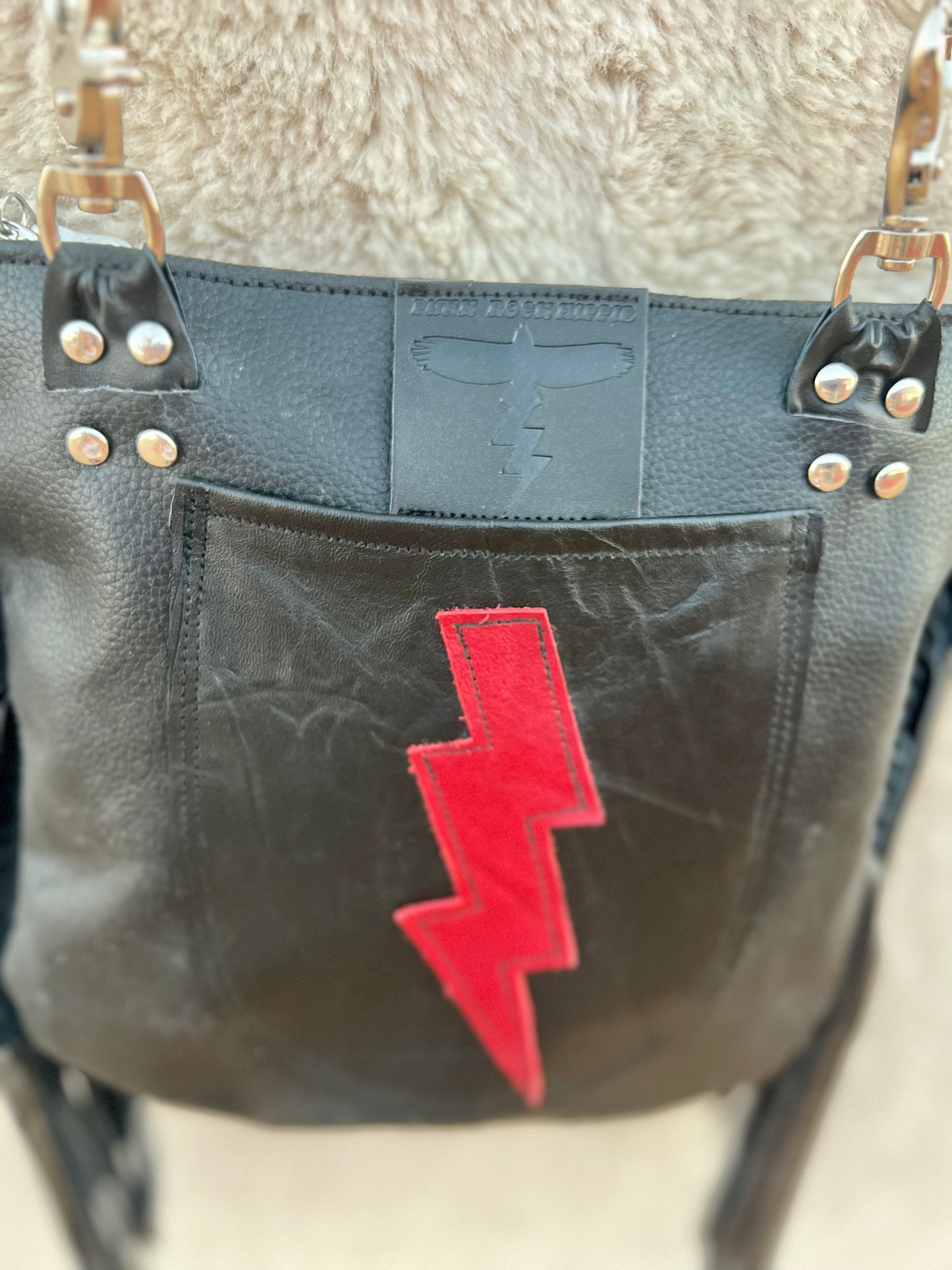 Red Yin Yang Purse/Belt Bag