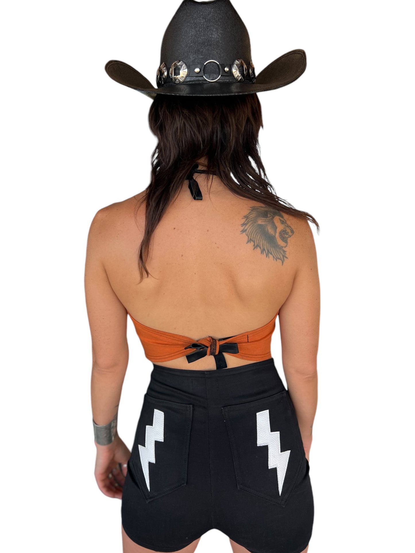 Orange Harley Halter