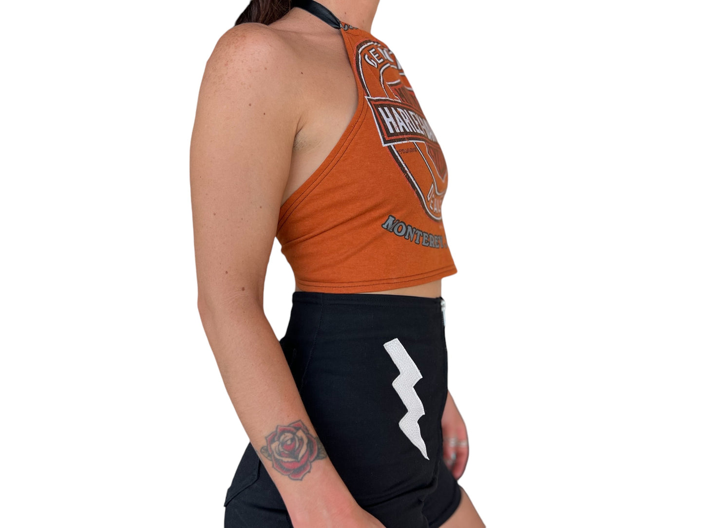 Orange Harley Halter