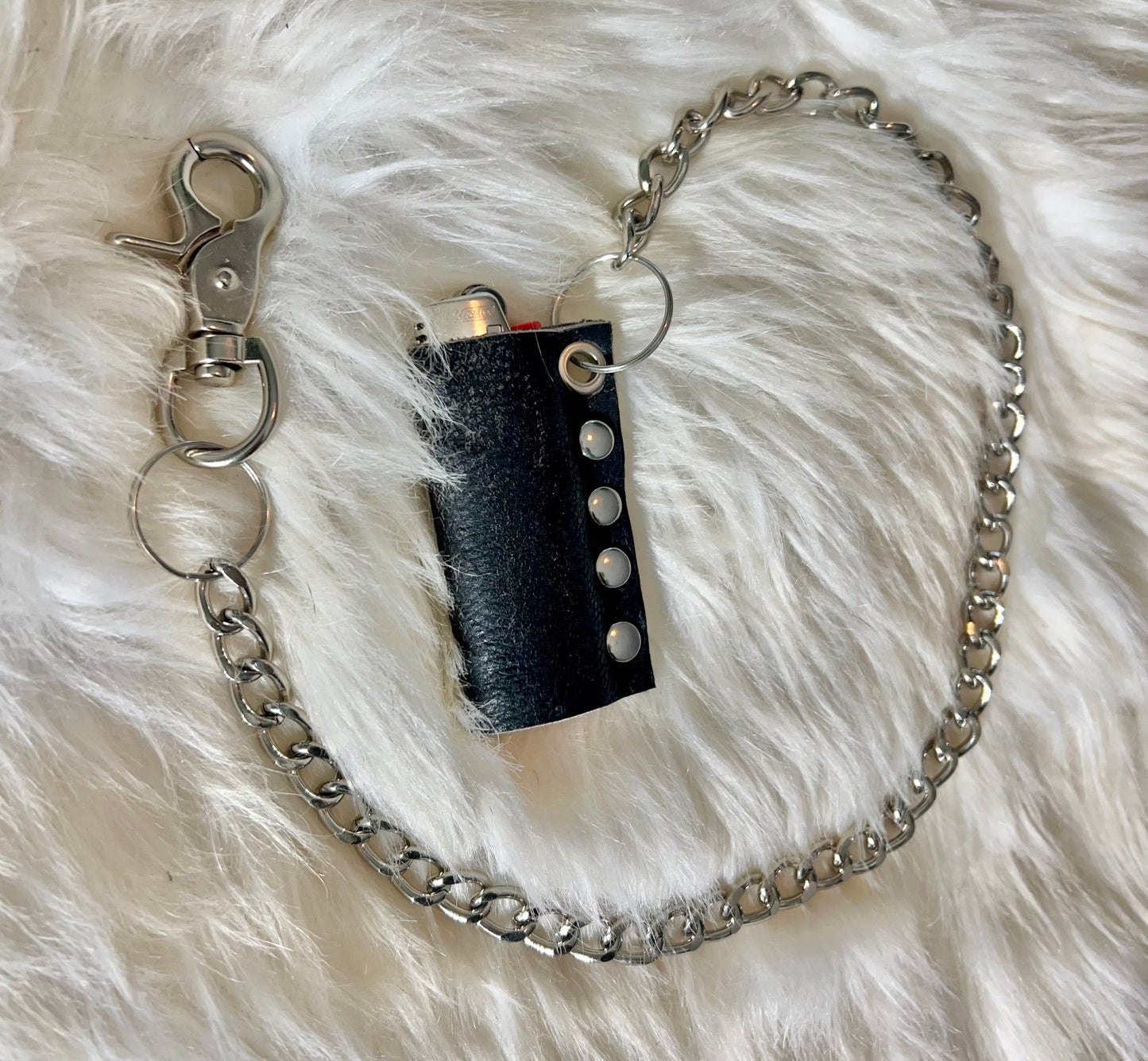 Thick Leather Lighter Case