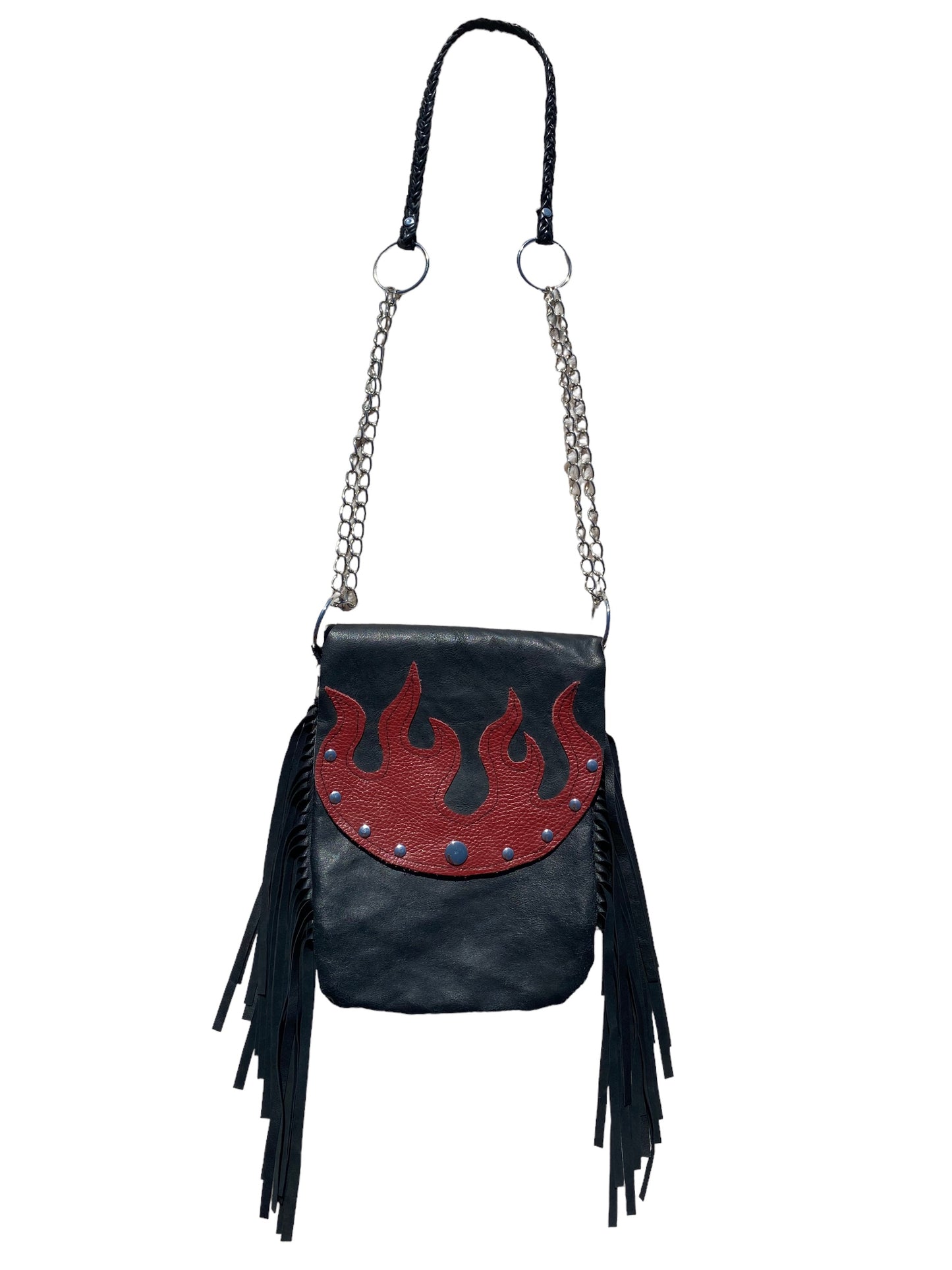 Biker Flames Handbag