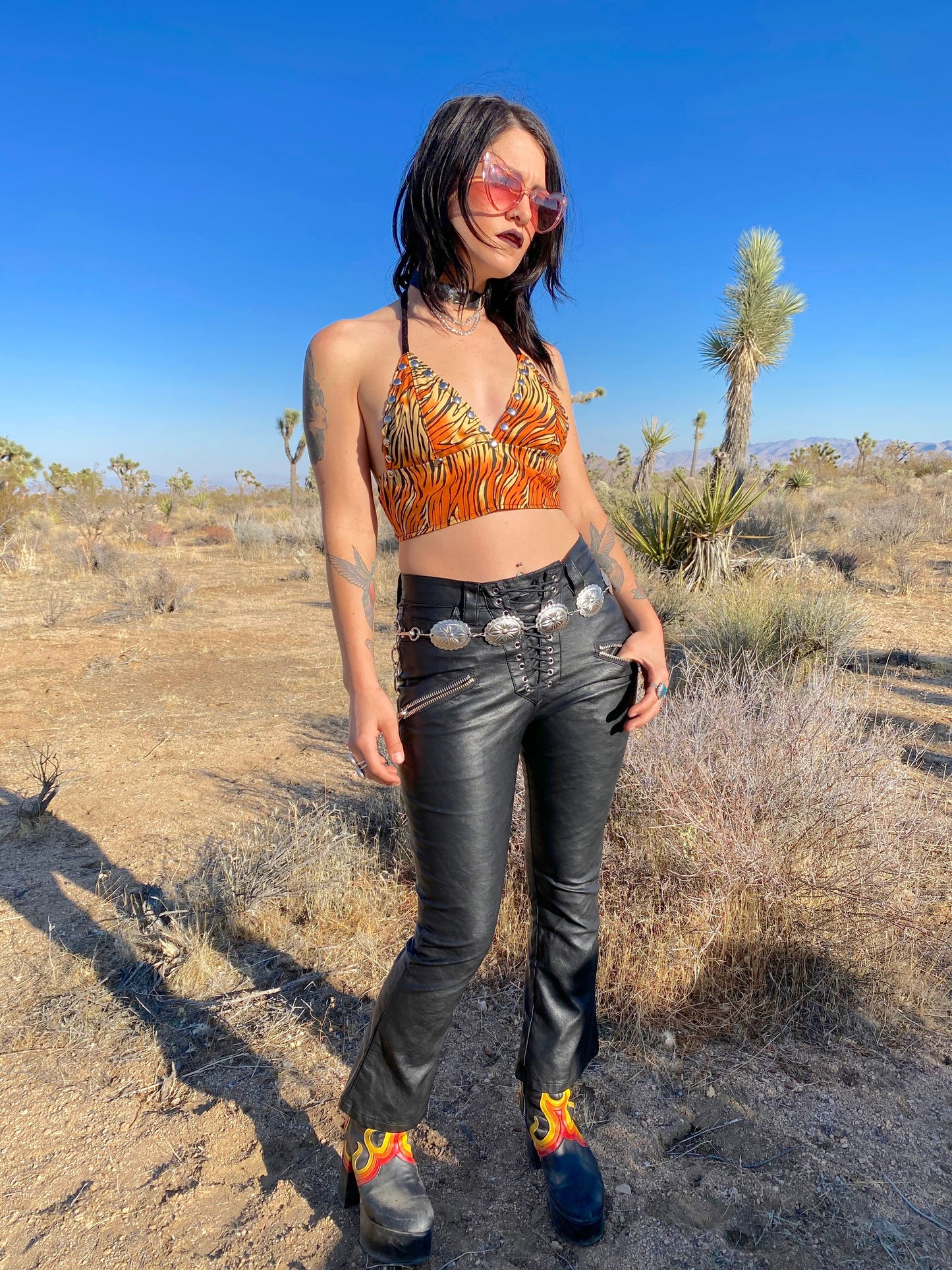 Tigress Studded Halter