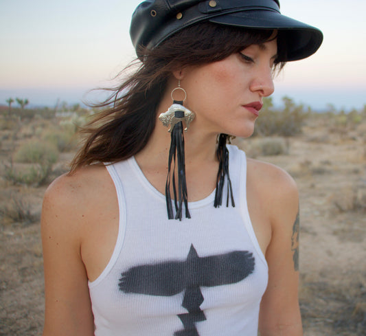 Buffalo Fringe Earrings
