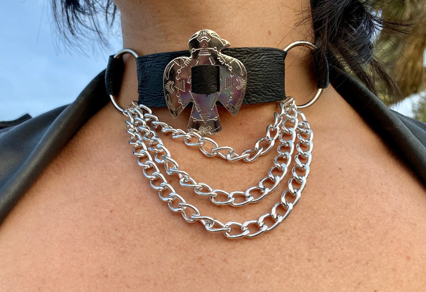 Thunderbird Triple Chain Choker
