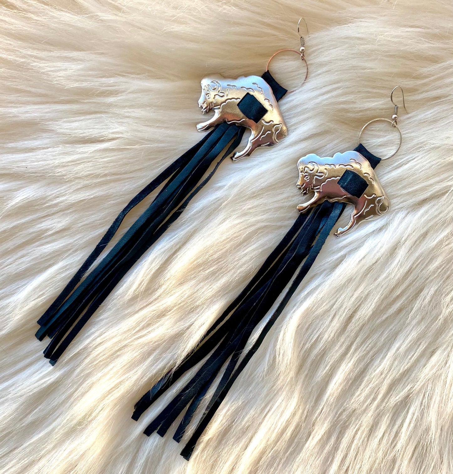 Buffalo Fringe Earrings