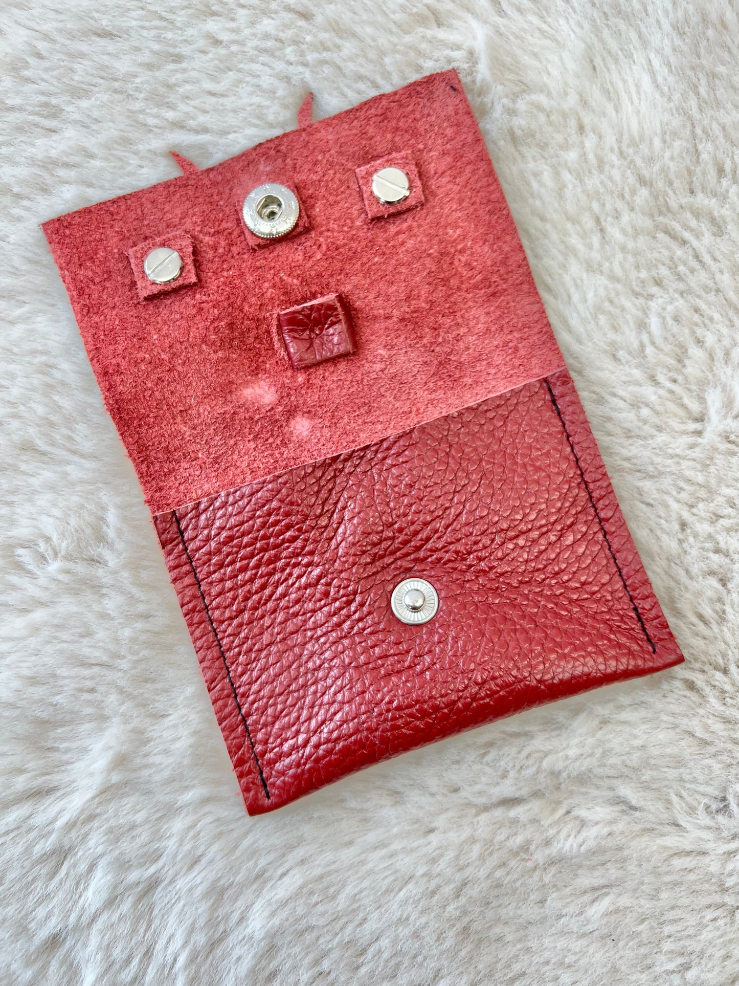 Italian Leather Wallet w/ Buffalo Nickel