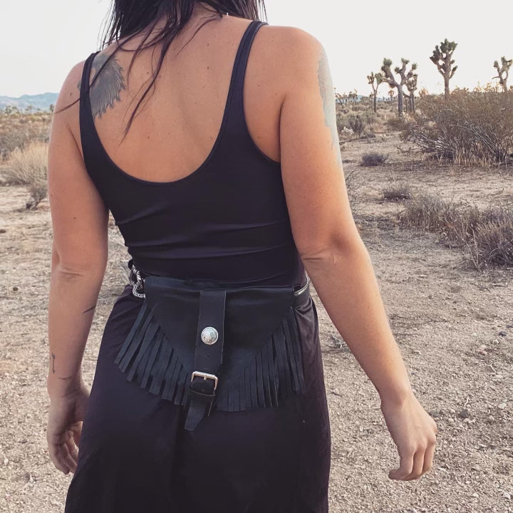 Lucky Indian Head Belt Bag