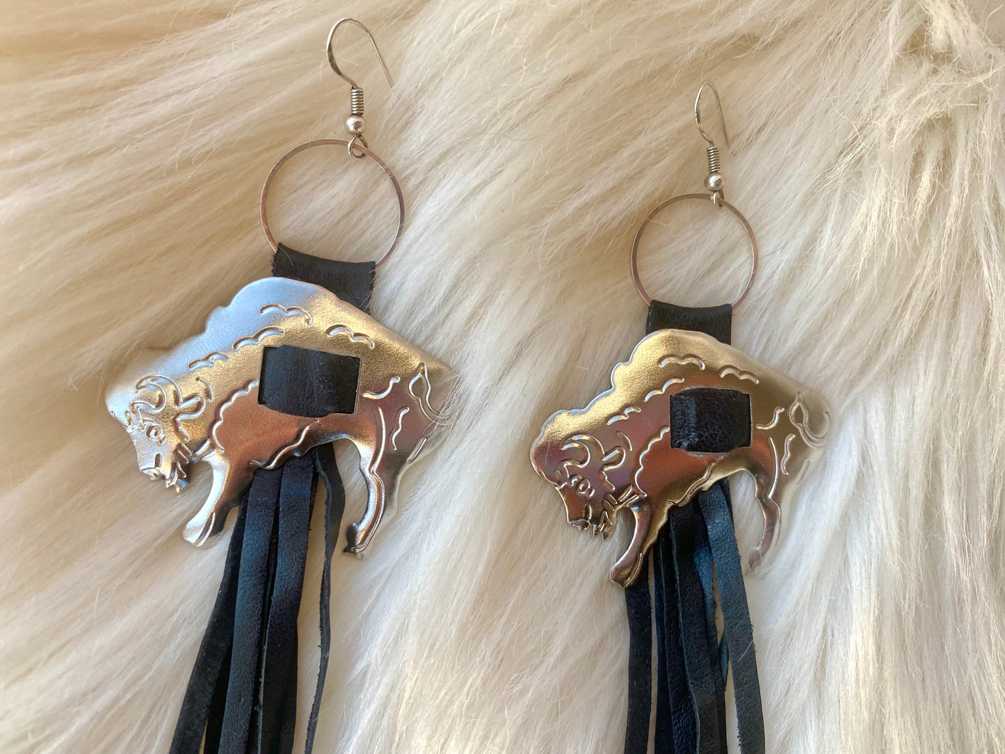 Buffalo Fringe Earrings