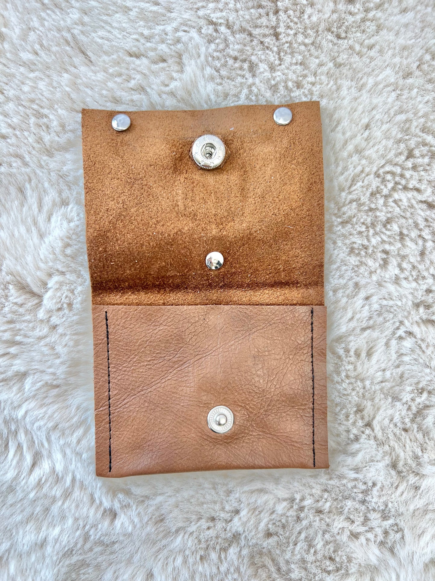 Lucky Leather Thunderbird Wallet in Brown