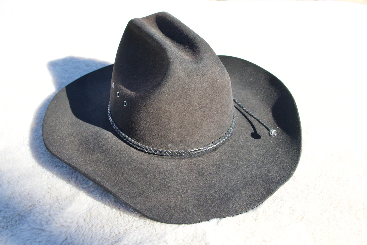 Black Stetson Cowboy Hat